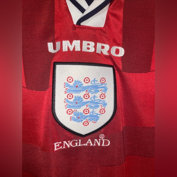 Umbro Vintage England 1997/99 Away Soccer Jersey Men’s Size Small - Picture 3 of 5